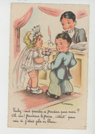 ENFANTS -  Jolie Carte Fantaisie Enfants Cérémonie De Mariage à La Mairie Signée GOUGEON - Gougeon