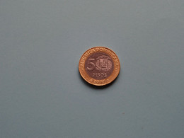 1997 - 5 Pesos - KM 88 ( Uncleaned Coin / For Grade, Please See Photo ) ! - Dominicaine