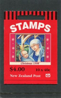NEW ZEALAND - 1998  $ 4.00  BOOKLET  CHRISTMAS  MINT NH SG SB92 - Booklets