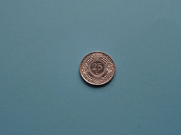 1992 - 25 Cent - KM 35 > Nederlandse Antillen ( Uncleaned Coin / For Grade, Please See Photo ) ! - Netherlands Antilles