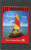 NEW ZEALAND - 1999  $ 4.00  BOOKLET  YACHTING  MINT NH SG SB100 - Postzegelboekjes