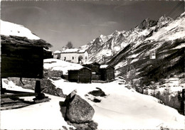 Zermatt - Blatten Mit Mischabelgruppe (2/1483) * 4. 12. 1973 - Blatten