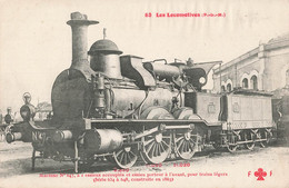 Train Locomotive à Vapeur Chemin Fer Machine 647 Locomotives Françaises PLM Pour Trains Légers - Treinen