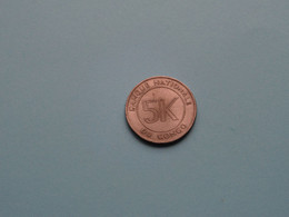1967 - 5 Makuta - KM 9 ( Uncleaned Coin / For Grade, Please See Photo ) ! - Congo (Democratic Republic 1964-70)