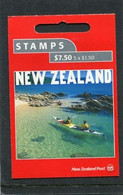 NEW ZEALAND - 2001  $ 7.50  BOOKLET  TOURISM CENTENARY  MINT NH SG SB107 - Booklets