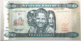 Érythrée - 20 Nakfa - 2012 - PICK 13a - NEUF - Eritrea