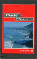 NEW ZEALAND - 2002  $ 7.50  BOOKLET  COASTLINES  MINT NH SG SB113 - Cuadernillos