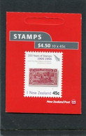 NEW ZEALAND - 2005  $ 4.50  BOOKLET  STAMP ANNIVERSARY  MINT NH SG SB128 - Libretti
