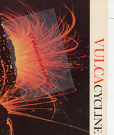 PUBLICITE VULCACYCLINE-ANTIBIOTIQUE LEPETIT PARIS- LES FORGES VULCAIN-VOLCAN CAPELINHOS ACORES-ERUPTION FAYAL 1957 - Werbung