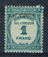 Andorra (French Adm.), Postage Due, 1f, "recouvrements", 1931, MH VF - Unused Stamps