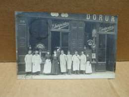 PARIS (75) Carte Photo Devanture Magasin De Dorure CHARPENTIER 104 Bd Haussmann - District 08