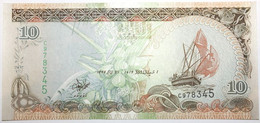 Maldives - 10 Rufiyaa - 1998 - PICK 19a - NEUF - Maldive