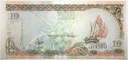 Maldives - 10 Rufiyaa - 1998 - PICK 19a - NEUF - Maldiven