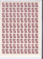 Une Feuille Entière 1 Kon Noyta CCCP    Année 1966    100 Timbres Oblitérés - Ganze Bögen