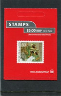 NEW ZEALAND - 2009  $ 5.00  BOOKLET  CHRISTMAS  MINT NH - Postzegelboekjes