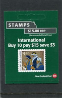 NEW ZEALAND - 2009  $ 15.00  BOOKLET  CHRISTMAS  MINT NH - Postzegelboekjes