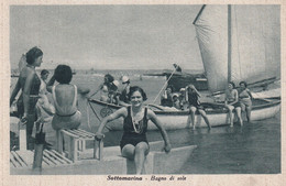 Cartolina Sottomarina (Venezia) - Bagno Di Sole. - Chioggia