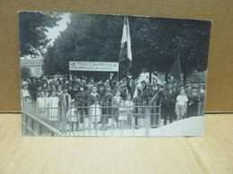 FRONT POPULAIRE Carte Photo Manifestation Contre La Guerre Et Le Fascisme Belle Animation - Ereignisse