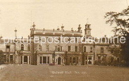 BULWELL HALL OLD R/P POSTCARD NOTTINGHAMSHIRE DEMOLISHED 1948 LOST HISTORIC BUILDING - Nottingham