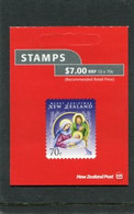 NEW ZEALAND - 2012  $ 7.00  BOOKLET  CHRISTMAS  MINT NH - Postzegelboekjes