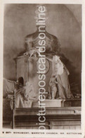 MONUMENT WARKTON CHURCH NEAR KETTERING OLD R/P POSTCARD NORTHAMPTONSHIRE - Northamptonshire