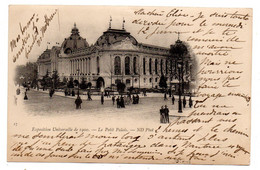 PARIS  8°--1901--EXPO UNIVERSELLE 1900--Le Petit Palais (animée).......carte Précurseur ..........à Saisir - District 08