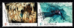 Australia 2017 Caves $1 Pair CTO - Used Stamps