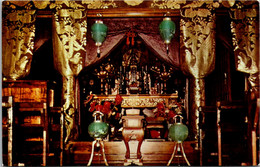 Hawaii Kona Kealakekua Daifukuji Soto Mission Zen Buddhist Temple Decorated Altar Of Main Temple - Big Island Of Hawaii