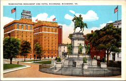 Virginia Richmond Washington Monument And Hotel Richmond - Richmond