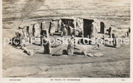 STONEHENGE AIR PHOTO OLD R/P POSTCARD WILTSHIRE BY AEROFILMS LTD HENDON - Stonehenge