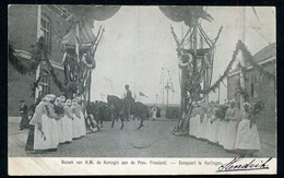 H. M. De Koningin Prov. Friesland- Erepoort Te Harlingen-  Used : 30-9-1905  - Scans For Condition (Originalscan !!) - Harlingen