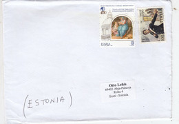 GOOD ITALY Postal Cover To ESTONIA 2021 - Good Stamped: Basilica ; Palidoro - 2021-...: Usati