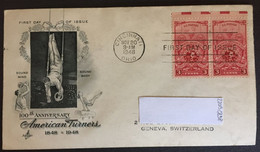 1948 - United States - FDC - 100th Anniversary American Turners - 586 - 1941-1950