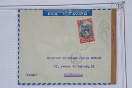 AZ11 SOUDAN   BELLE LETTRE CENSUREE 1945  PAR AVION A VILLEMONBLE  FRANCE++ + + AFFRANCH. PLAISANT - Covers & Documents