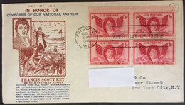 1948 - United States - FDC - Francis Scott Key - Frederic For New York - 592 - 1941-1950