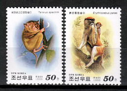 Korea North 2000 Corea / Fauna Mammals Monkeys MNH Mamíferos Monos Säugetiere / Lu25  7-34 - Monkeys