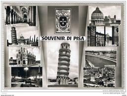 PISA:  SOUVENIR  DI .... VEDUTINE  -  FOTO  -  CENNO  DI  PIEGHINE  -  FG - Pisa