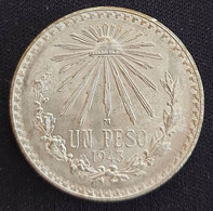 Mexico 1943 - Un Peso - .720 Silver - KM# 455 - Mexique