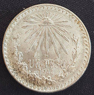 Mexico 1944 - Un Peso - .720 Silver - KM# 455 - Mexique