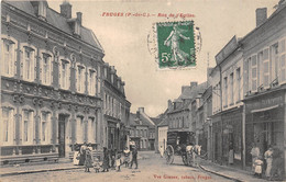 62-FRUGES- RUE DE L'EGLISE - Fruges