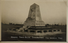 Steenstraete - Steenstrate Bij Ieper // Carte Photo - FOTOKAART Duhameeuw Ieper // Monument Franco Belge 19?? - Ieper