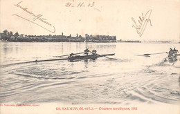 49-SAUMUR-COURSES NAUTIQUES 1902 - Saumur
