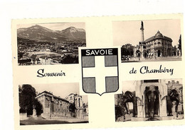 Chambery    Vue Générale  La Fontaine Des éléphants Et Société Générale - Chambery