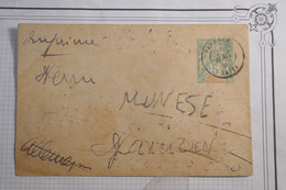 AZ11 ETABL. OCEANIE   BEL ENTIER RRR   1892  DE PAPEETE  TAHITI ++AFFRANCH. INTERESSANT - Cartas & Documentos