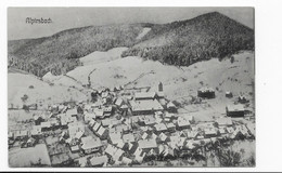 CPA - ALPIRSBACH - Vue Générale Sous La Neige - Alpirsbach