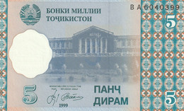 Tajikistan 1999 5 DIRAMS P-11 - Tajikistan