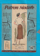 Ancien PATRON Modèle  JUPE Manequin 44 37096  - édité  Par Le Petit Echo De La Mode , Bande De Garantie - Patrons