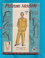 Ancien PATRON Modèle   PYJAMA   Manequin 48    400898     - édité  Par Le Petit Echo De La Mode , Bande De Garantie - Cartamodelli