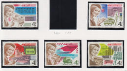 Sowjet-Unie USSR Jaar 1977 Michel-nr. 4671/4675 ** - Sonstige & Ohne Zuordnung