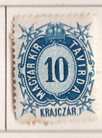 PIA - UNGHERIA - 1885  : Francobollo Telegrafo - (Yv 10 ) - Telegraphenmarken